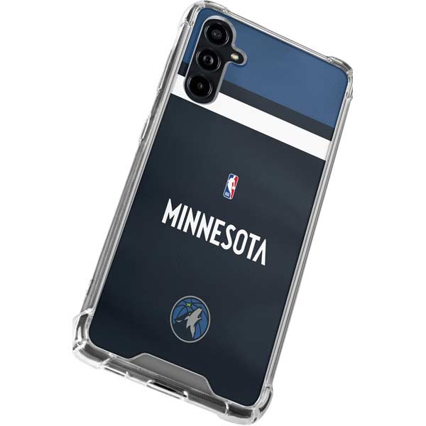 NBA Minnesota Timberwolves Jersey Galaxy A54 5G Clear Case