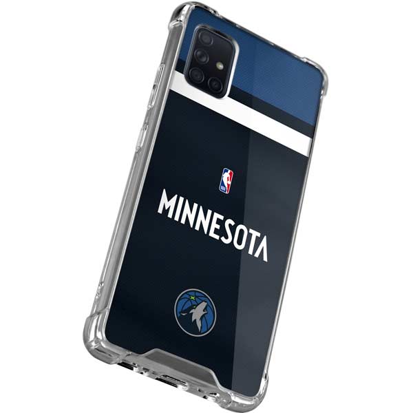 NBA Minnesota Timberwolves Jersey Galaxy A71 5G Clear Case