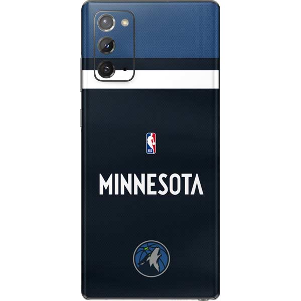 NBA Minnesota Timberwolves Jersey Galaxy Note20 5G Skin