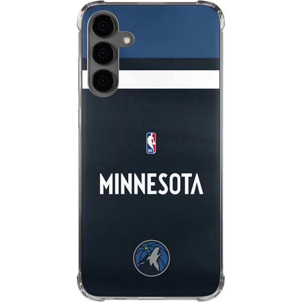 NBA Minnesota Timberwolves Jersey Galaxy S24 Plus Clear Case