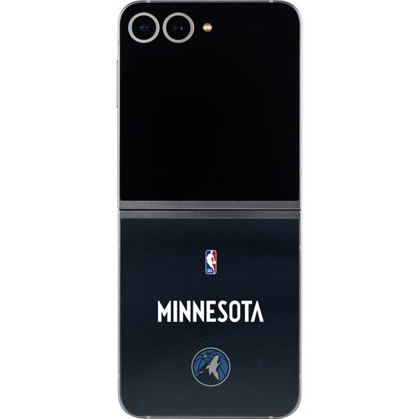 NBA Minnesota Timberwolves Jersey Galaxy Z Flip6 Skin