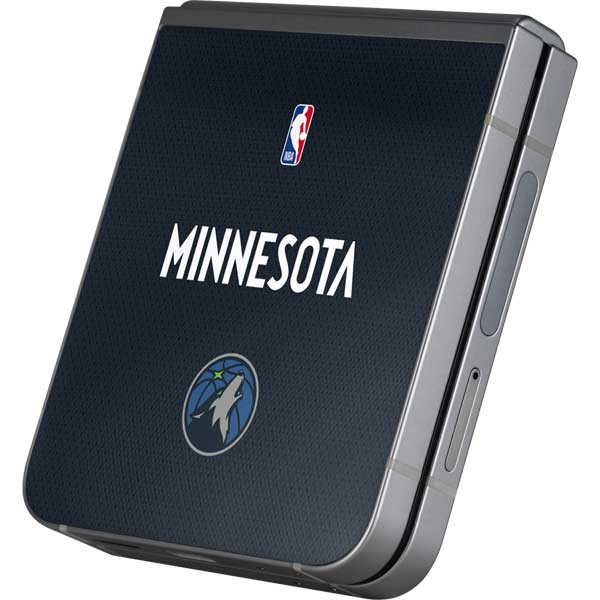NBA Minnesota Timberwolves Jersey Galaxy Z Flip6 Skin