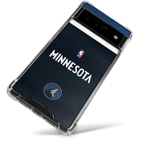 NBA Minnesota Timberwolves Jersey Google Pixel 6 Clear Case