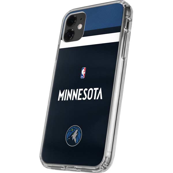 NBA Minnesota Timberwolves Jersey iPhone 11 Clear Case