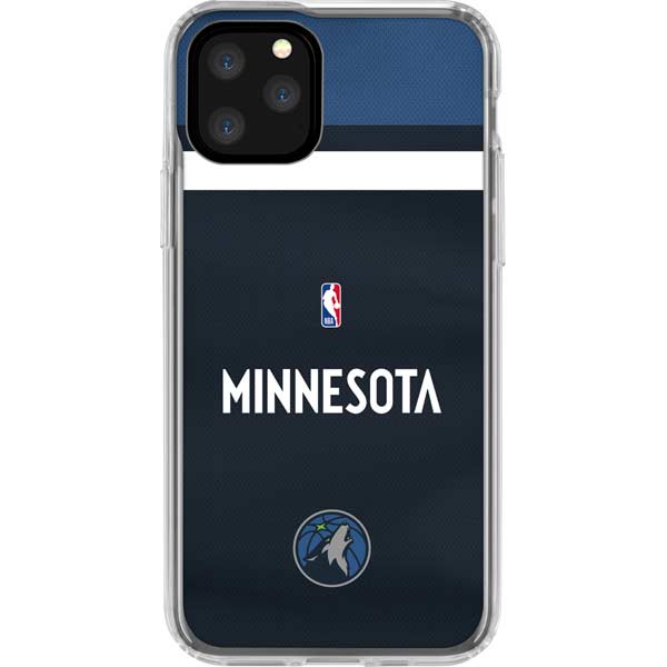 NBA Minnesota Timberwolves Jersey iPhone 11 Pro Clear Case