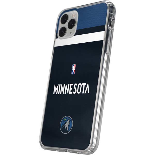NBA Minnesota Timberwolves Jersey iPhone 11 Pro Clear Case