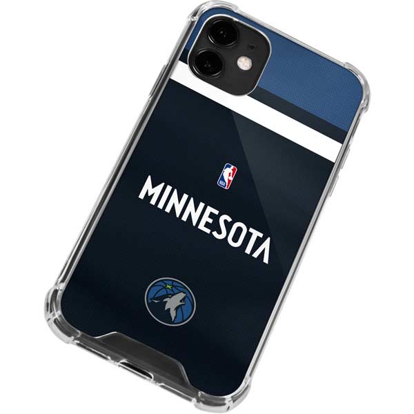 NBA Minnesota Timberwolves Jersey iPhone 12 Clear Case