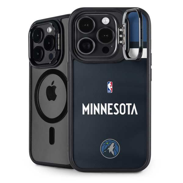 NBA Minnesota Timberwolves Jersey iPhone 14 Pro Kickstand Case
