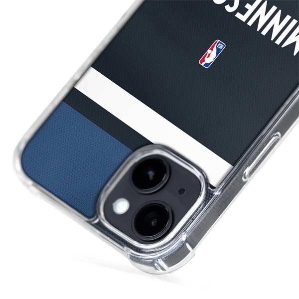 NBA Minnesota Timberwolves Jersey iPhone 15 MagSafe Case