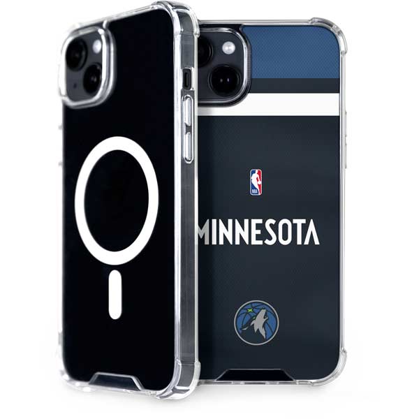 NBA Minnesota Timberwolves Jersey iPhone 15 Plus MagSafe Case