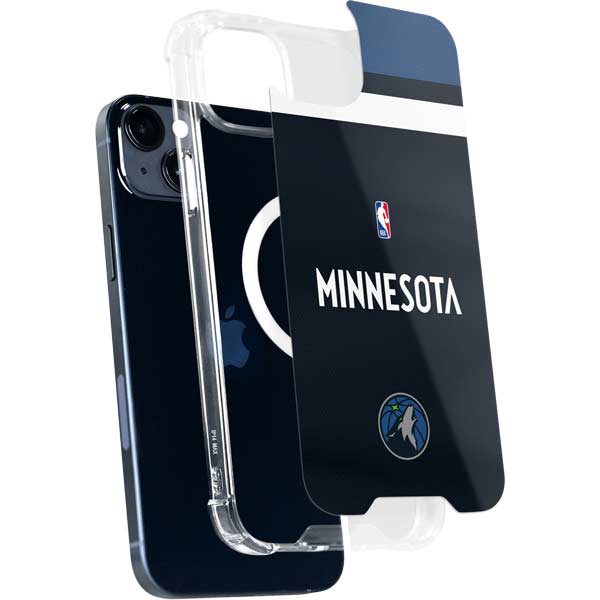 NBA Minnesota Timberwolves Jersey iPhone 15 Plus MagSafe Case