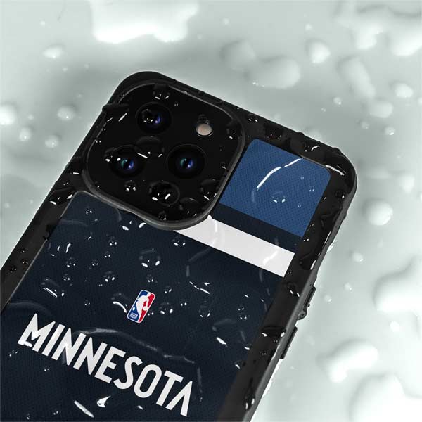 NBA Minnesota Timberwolves Jersey iPhone 15 Pro Waterproof Case