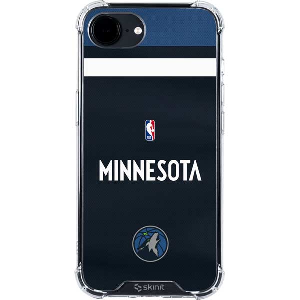 NBA Minnesota Timberwolves Jersey iPhone 16e Clear Case