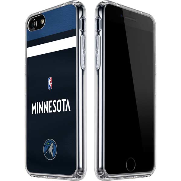 NBA Minnesota Timberwolves Jersey iPhone SE (2nd & 3rd Gen) Clear Case