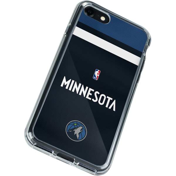 NBA Minnesota Timberwolves Jersey iPhone SE (2nd & 3rd Gen) Clear Case