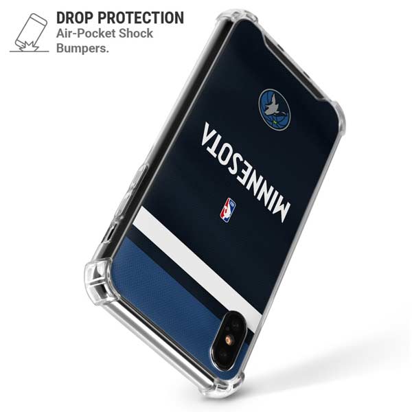 NBA Minnesota Timberwolves Jersey iPhone X/XS Clear Case