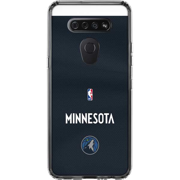 NBA Minnesota Timberwolves Jersey LG K51/Q51 Clear Case