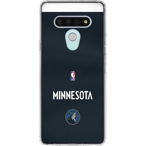 NBA Minnesota Timberwolves Jersey LG Stylo 6 Clear Case
