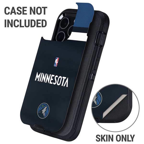 NBA Minnesota Timberwolves Jersey Otterbox Defender iPhone Skin