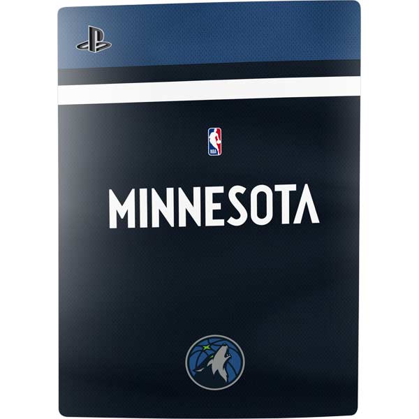 NBA Minnesota Timberwolves Jersey PS5 Console Skin