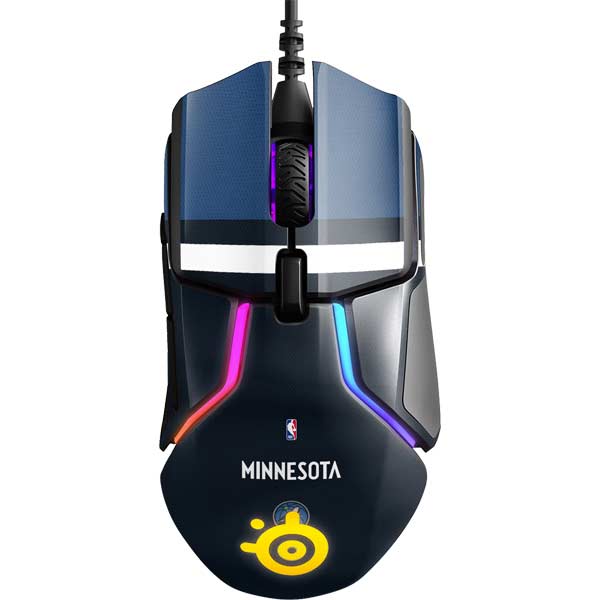 NBA Minnesota Timberwolves Jersey SteelSeries Rival 600 Gaming Mouse Skin