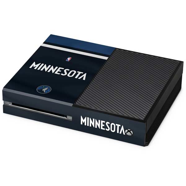 NBA Minnesota Timberwolves Jersey Xbox One Console Skin