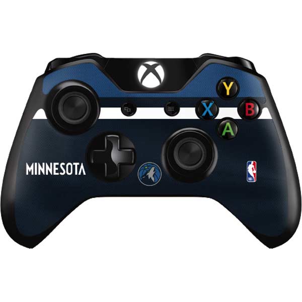 NBA Minnesota Timberwolves Jersey Xbox One Controller Skin