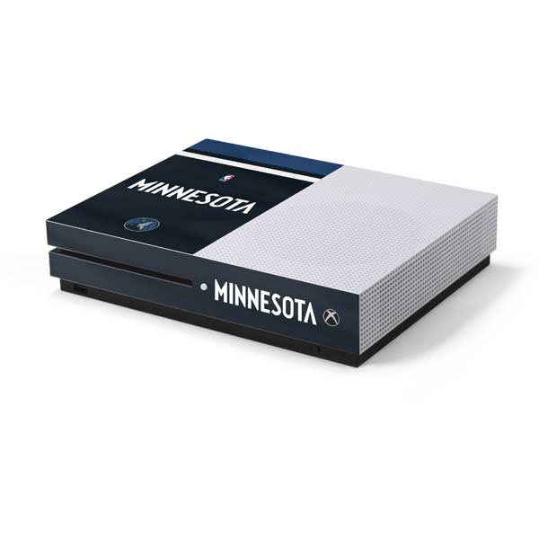 NBA Minnesota Timberwolves Jersey Xbox One S Console Skin