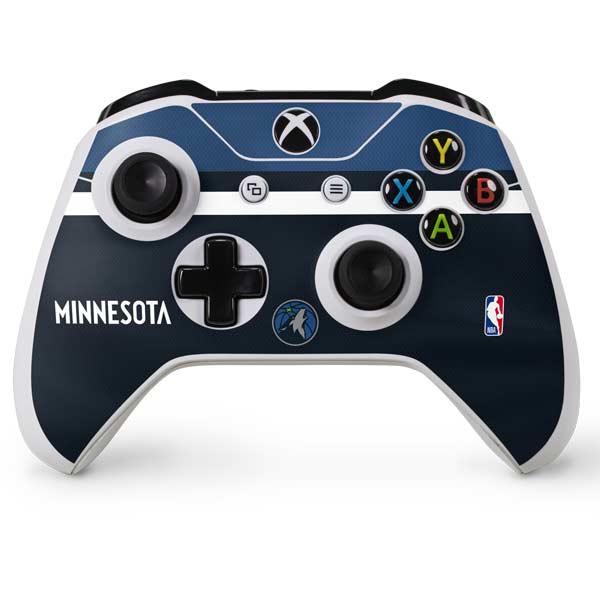NBA Minnesota Timberwolves Jersey Xbox One S Controller Skin