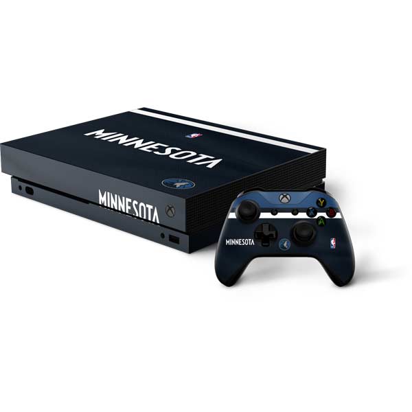 NBA Minnesota Timberwolves Jersey Xbox One X Bundle Skin
