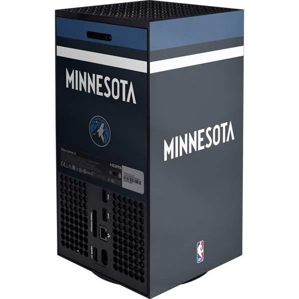 NBA Minnesota Timberwolves Jersey Xbox Series X Console Skin