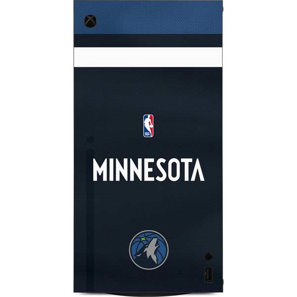 NBA Minnesota Timberwolves Jersey XBox Series X Digital Edition Console Skin