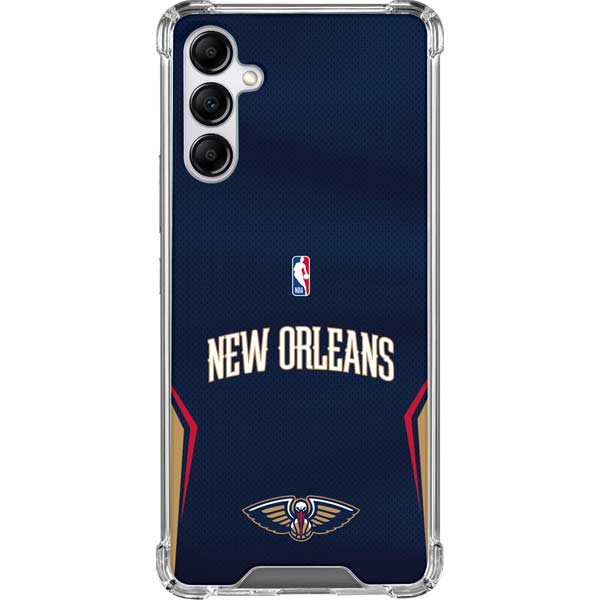 NBA New Orleans Pelicans Jersey Galaxy A14 5G Clear Case