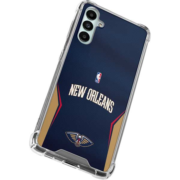NBA New Orleans Pelicans Jersey Galaxy A14 5G Clear Case