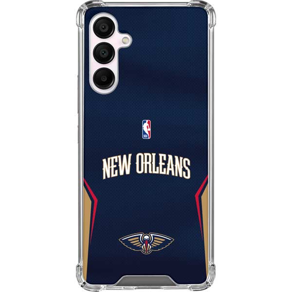 NBA New Orleans Pelicans Jersey Galaxy A16 5G Clear Case