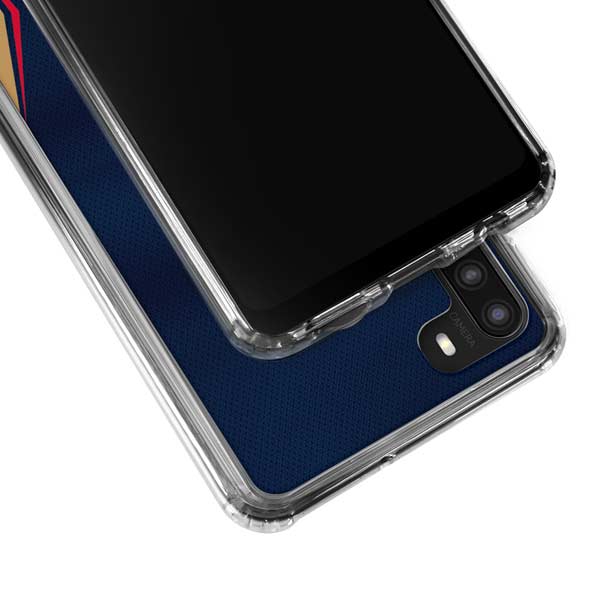 NBA New Orleans Pelicans Jersey Galaxy A21 Clear Case