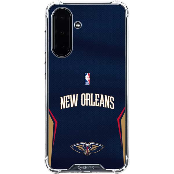 NBA New Orleans Pelicans Jersey Galaxy A36 5G Clear Case