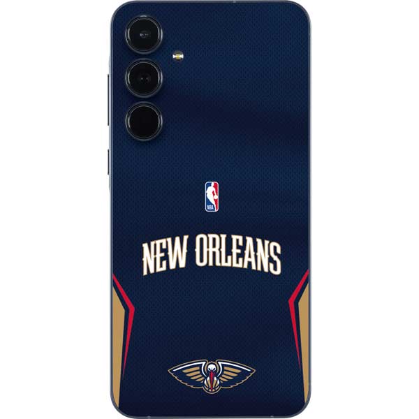 NBA New Orleans Pelicans Jersey Galaxy A55 5G Skin