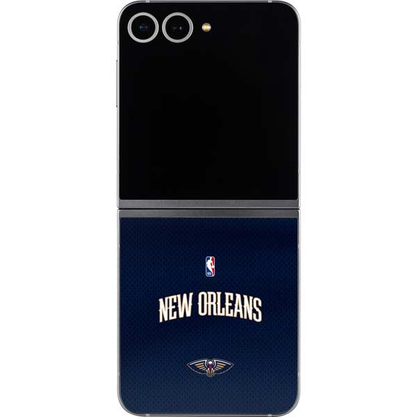 NBA New Orleans Pelicans Jersey Galaxy Z Flip6 Skin