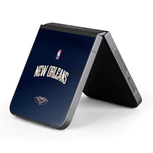 NBA New Orleans Pelicans Jersey Galaxy Z Flip6 Skin