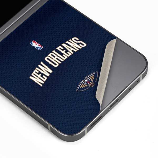 NBA New Orleans Pelicans Jersey Galaxy Z Flip6 Skin