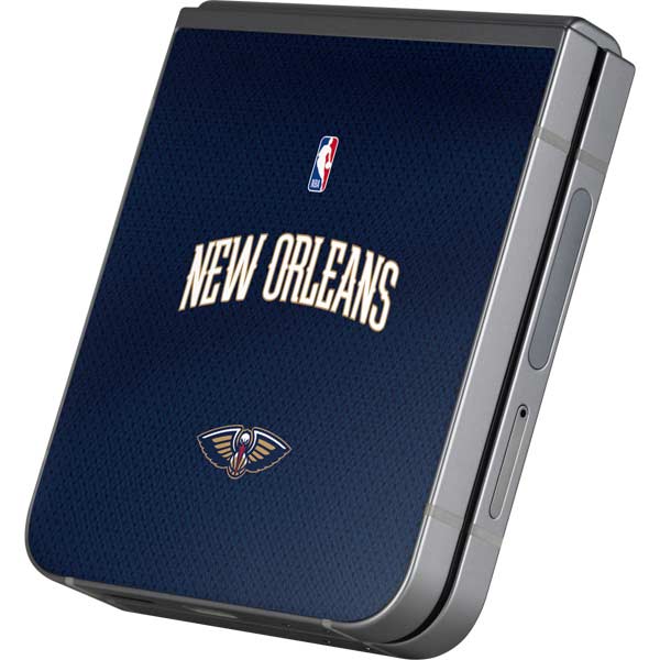 NBA New Orleans Pelicans Jersey Galaxy Z Flip6 Skin