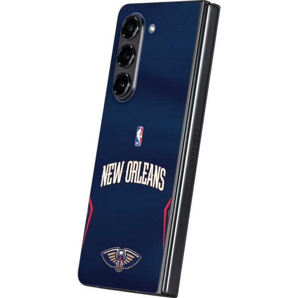 NBA New Orleans Pelicans Jersey Galaxy Z Fold5 5G Skin