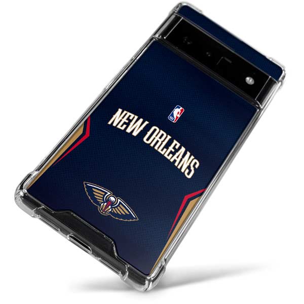 NBA New Orleans Pelicans Jersey Google Pixel 6 Clear Case