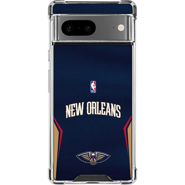 NBA New Orleans Pelicans Jersey Google Pixel 8 Clear Case