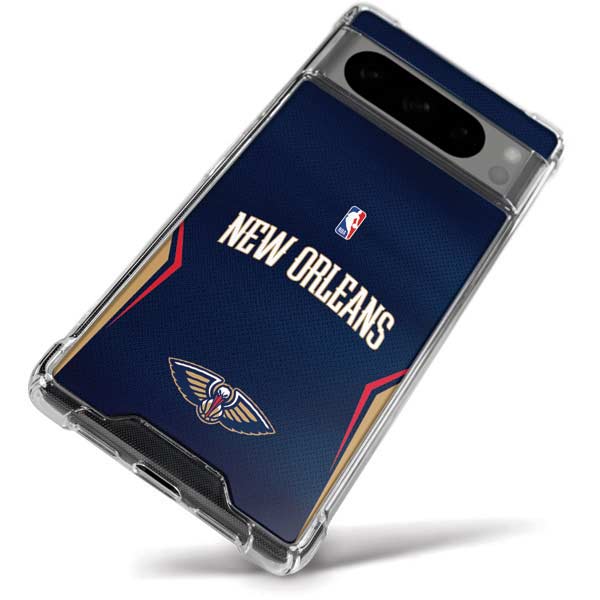 NBA New Orleans Pelicans Jersey Google Pixel 8 Pro Clear Case