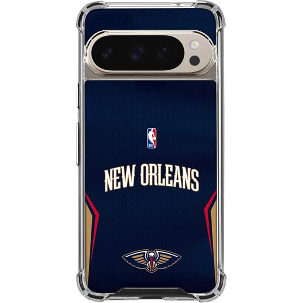 NBA New Orleans Pelicans Jersey Google Pixel 9/9 Pro Clear Case