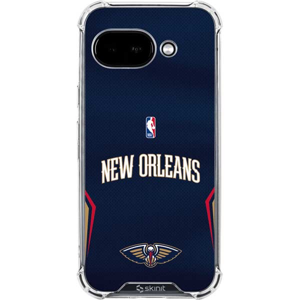 NBA New Orleans Pelicans Jersey Google Pixel 9a Clear Case