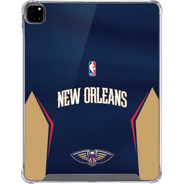 NBA New Orleans Pelicans Jersey iPad Pro 12.9in (2020) Clear Case