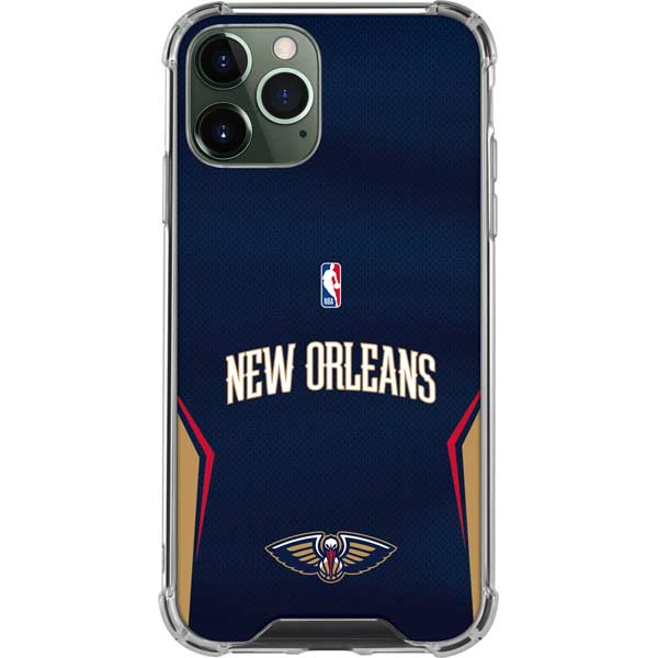 NBA New Orleans Pelicans Jersey iPhone 12 Pro Max Clear Case